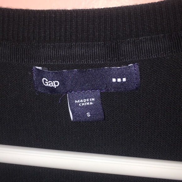 Old Navy 3/4 Sleeve Black Cardigan - Picture 3 of 4